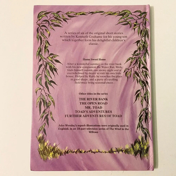 Vintage 1983 Tales From The Wind In The Willow Home Sweet Home Kenneth Grahame - Picture 2 of 13